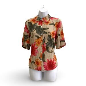 Strategy Inc. Hawaiian Print Button Down